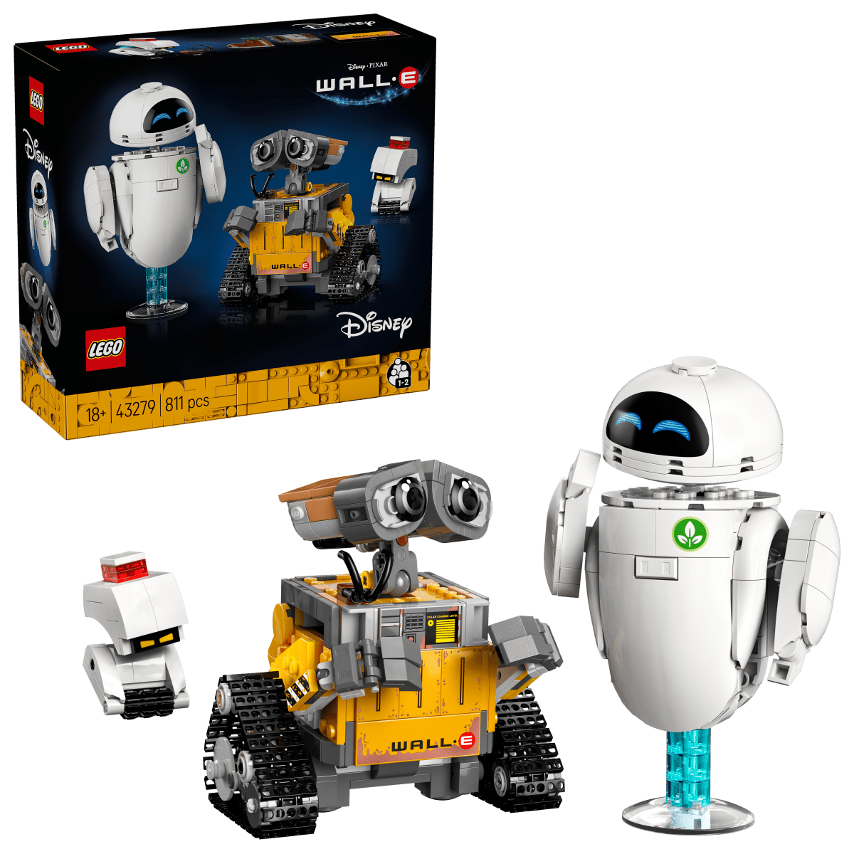 LEGO Disney WALL - E and EVE 43279 - Phillips Hobbies