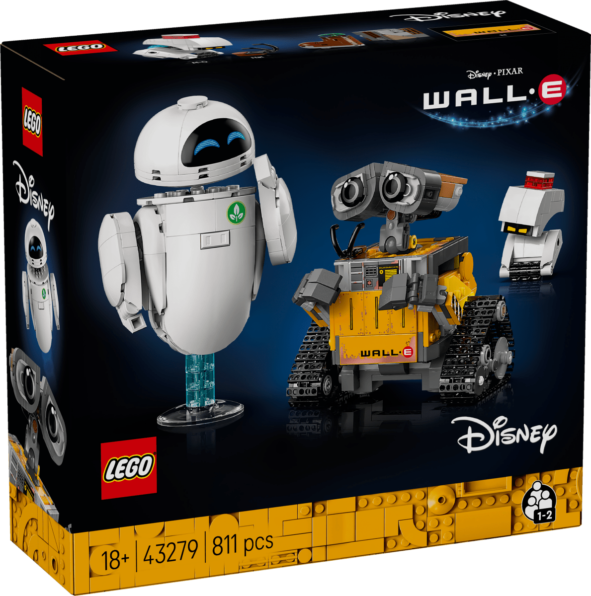 LEGO Disney WALL - E and EVE 43279 - Phillips Hobbies