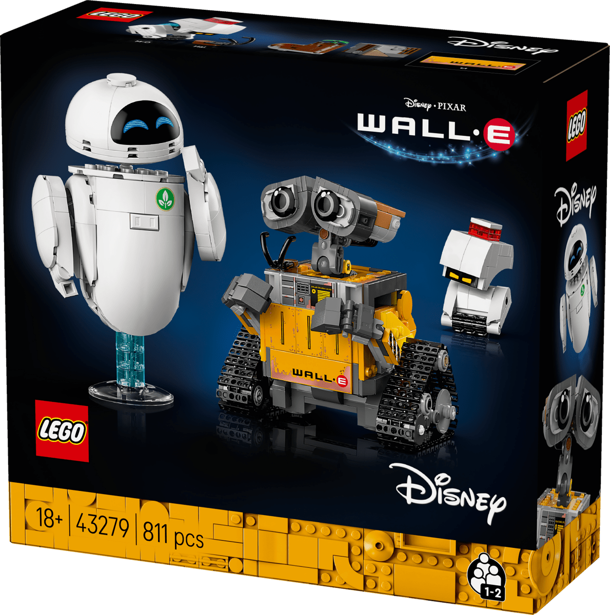 LEGO Disney WALL - E and EVE 43279 - Phillips Hobbies