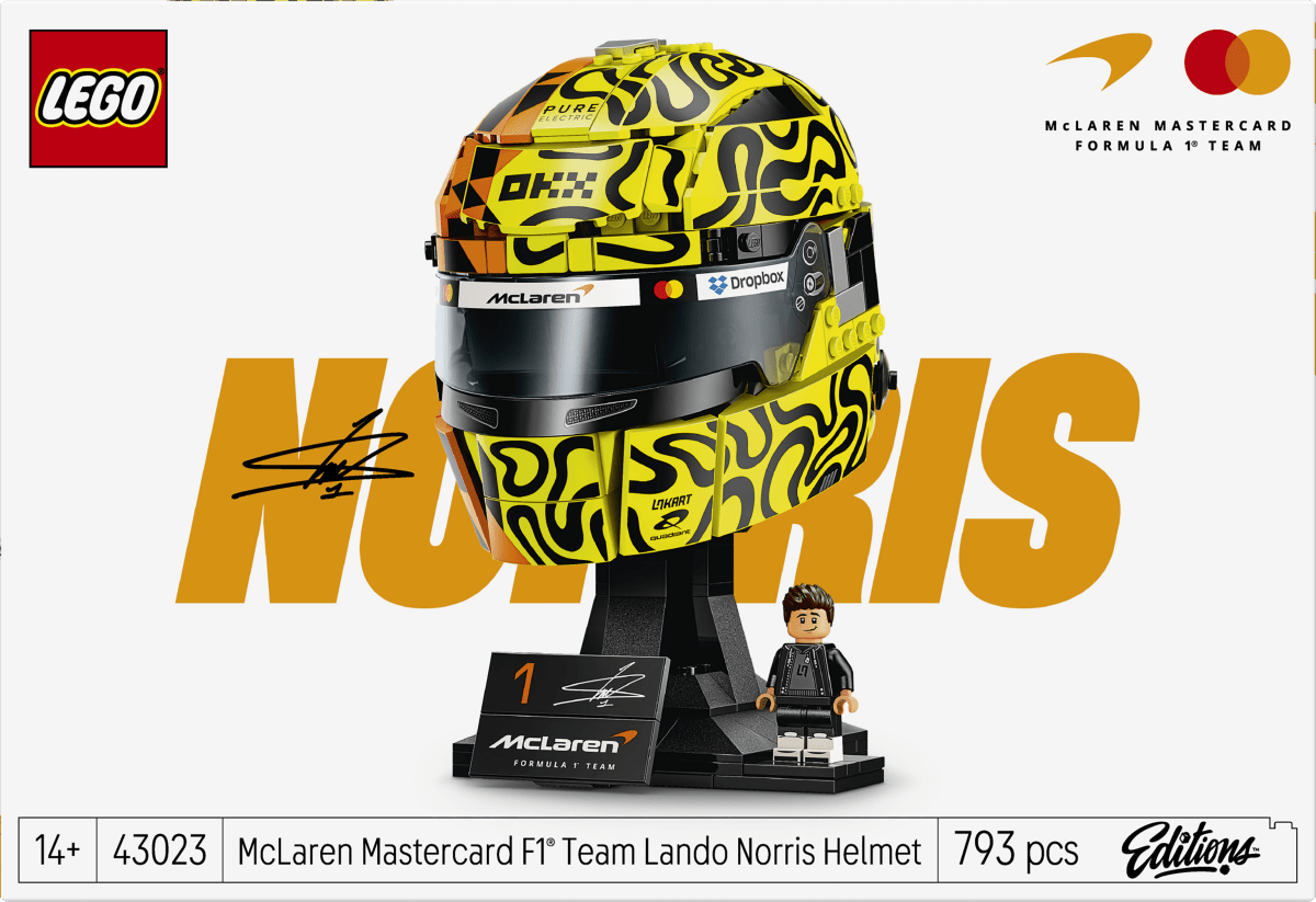 LEGO® Editions McLaren Mastercard F1® Team Lando Norris Helmet 43023 - Phillips Hobbies