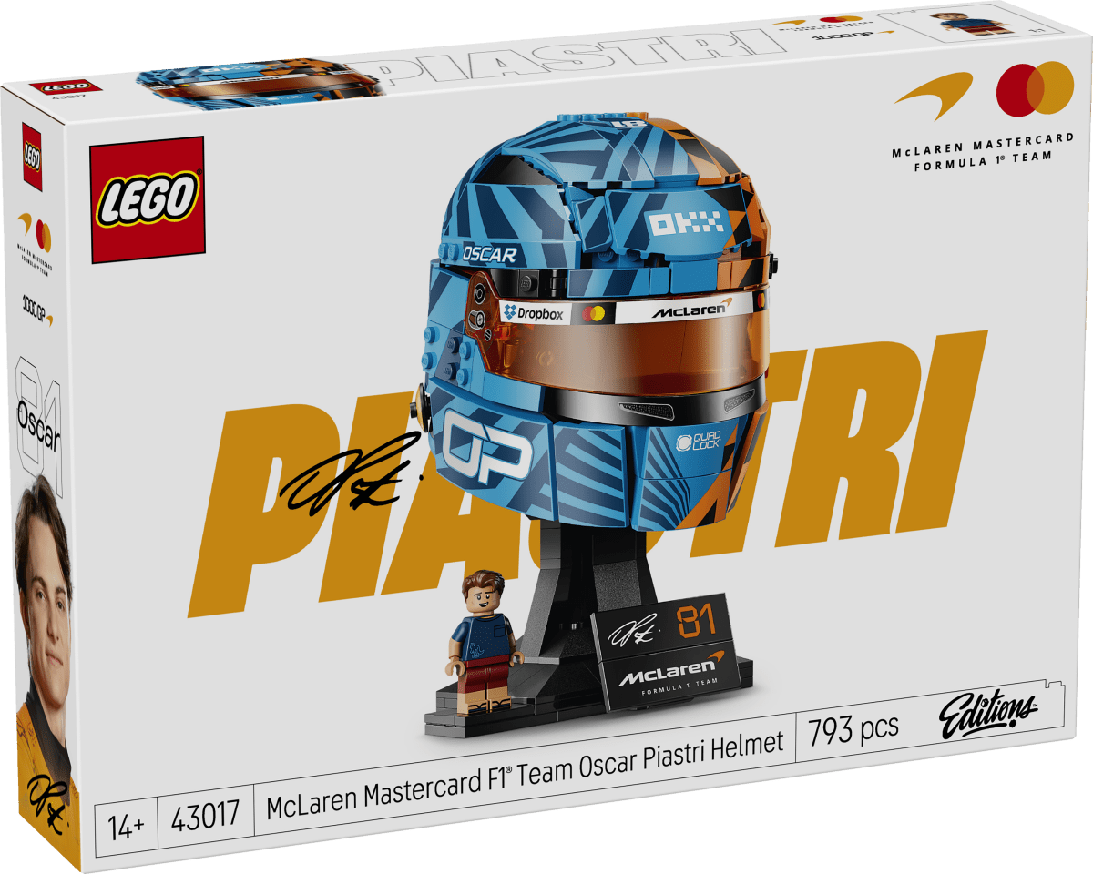 LEGO® Editions McLaren Mastercard F1® Team Oscar Piastri Helmet 43017 - Phillips Hobbies
