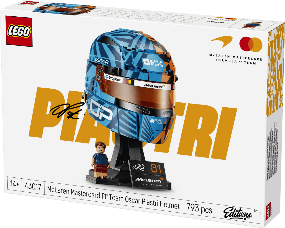LEGO® Editions McLaren Mastercard F1® Team Oscar Piastri Helmet 43017 - Phillips Hobbies
