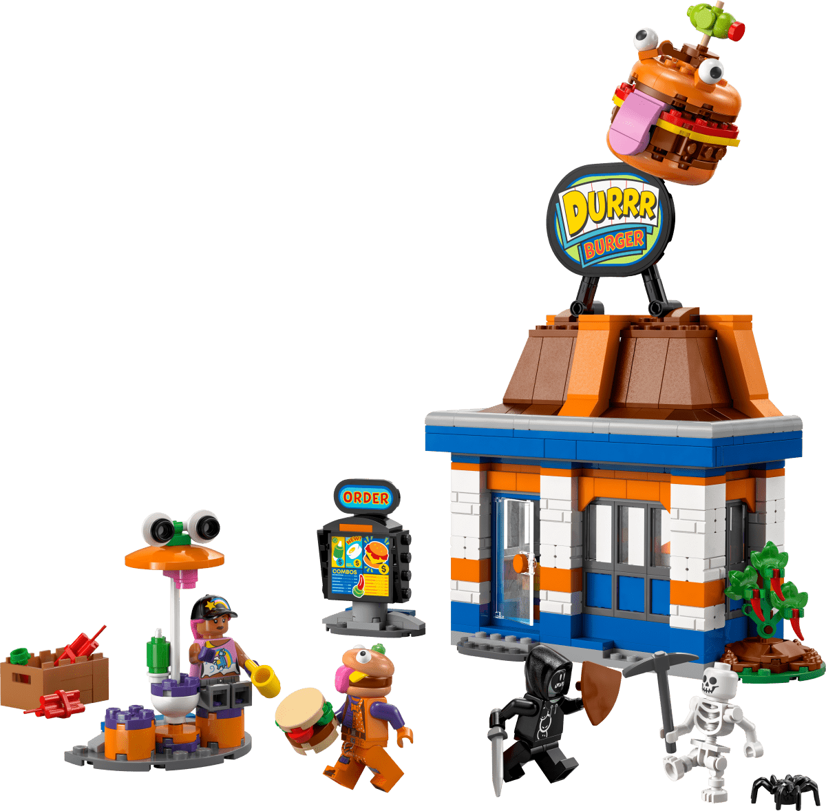LEGO Fortnite Durrr Burger Restaurant Building Toy Set 77076 - Phillips Hobbies