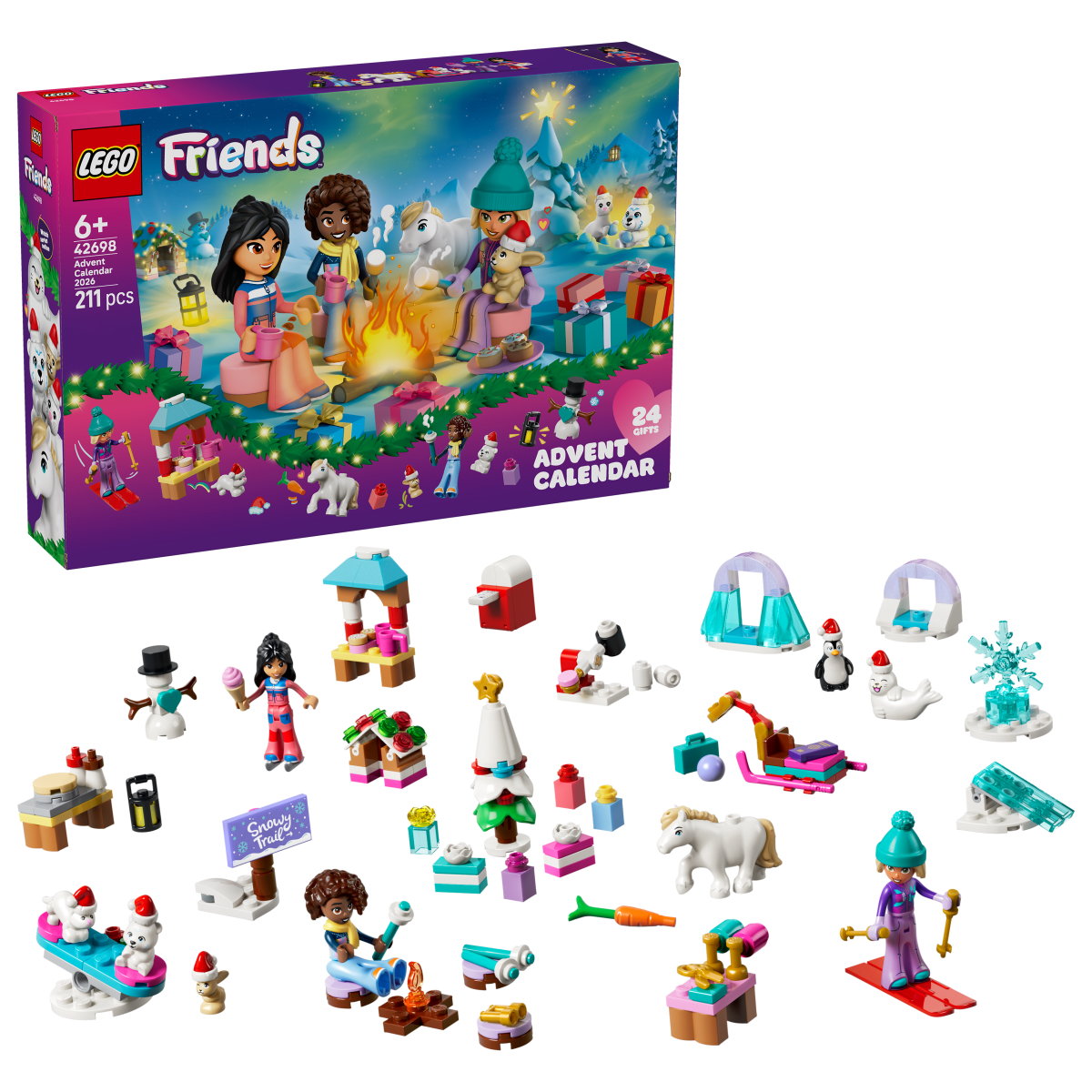 LEGO® Friends Advent Calendar 2026 Christmas Toy 42698 - Phillips Hobbies
