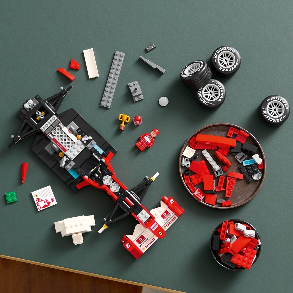 LEGO® Icons Ferrari F2004 & Michael Schumacher Model Car 11375 - Phillips Hobbies