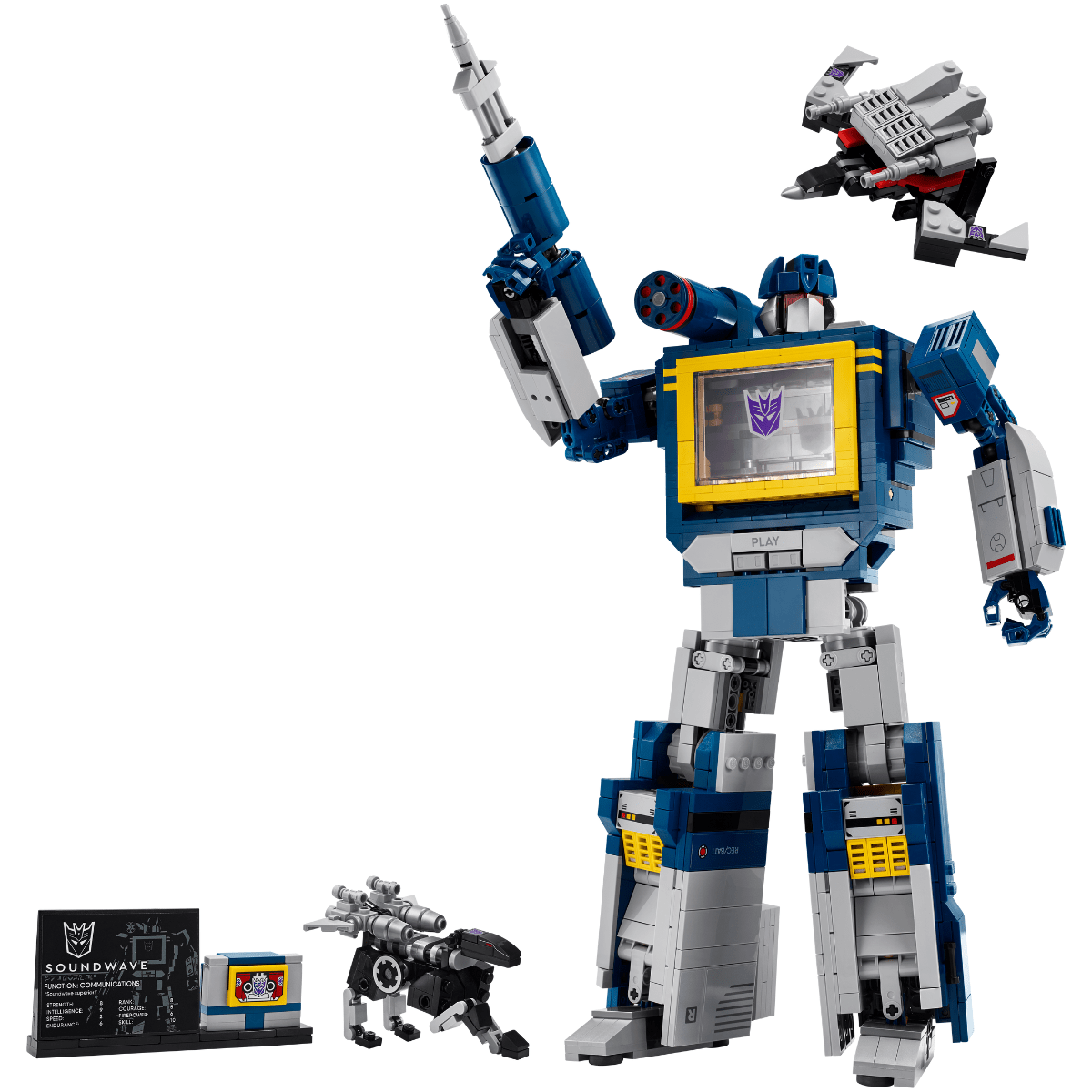 LEGO® Icons Transformers: Soundwave Model Kit Building Set for Adults 10358 - Phillips Hobbies