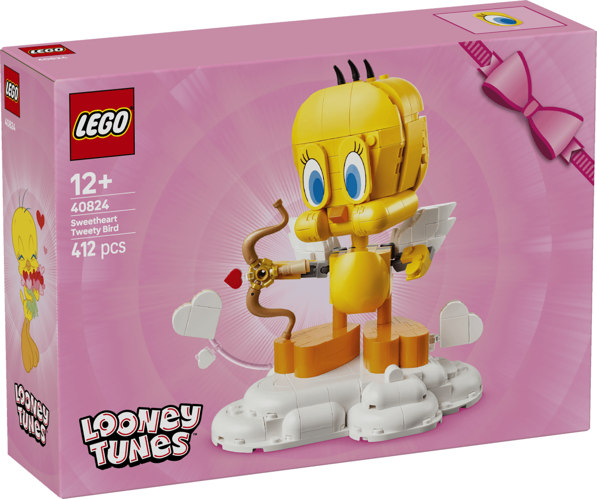 LEGO® Looney Tunes™ Sweetheart Tweety Bird Figure Display Building Kit 40824 - Phillips Hobbies