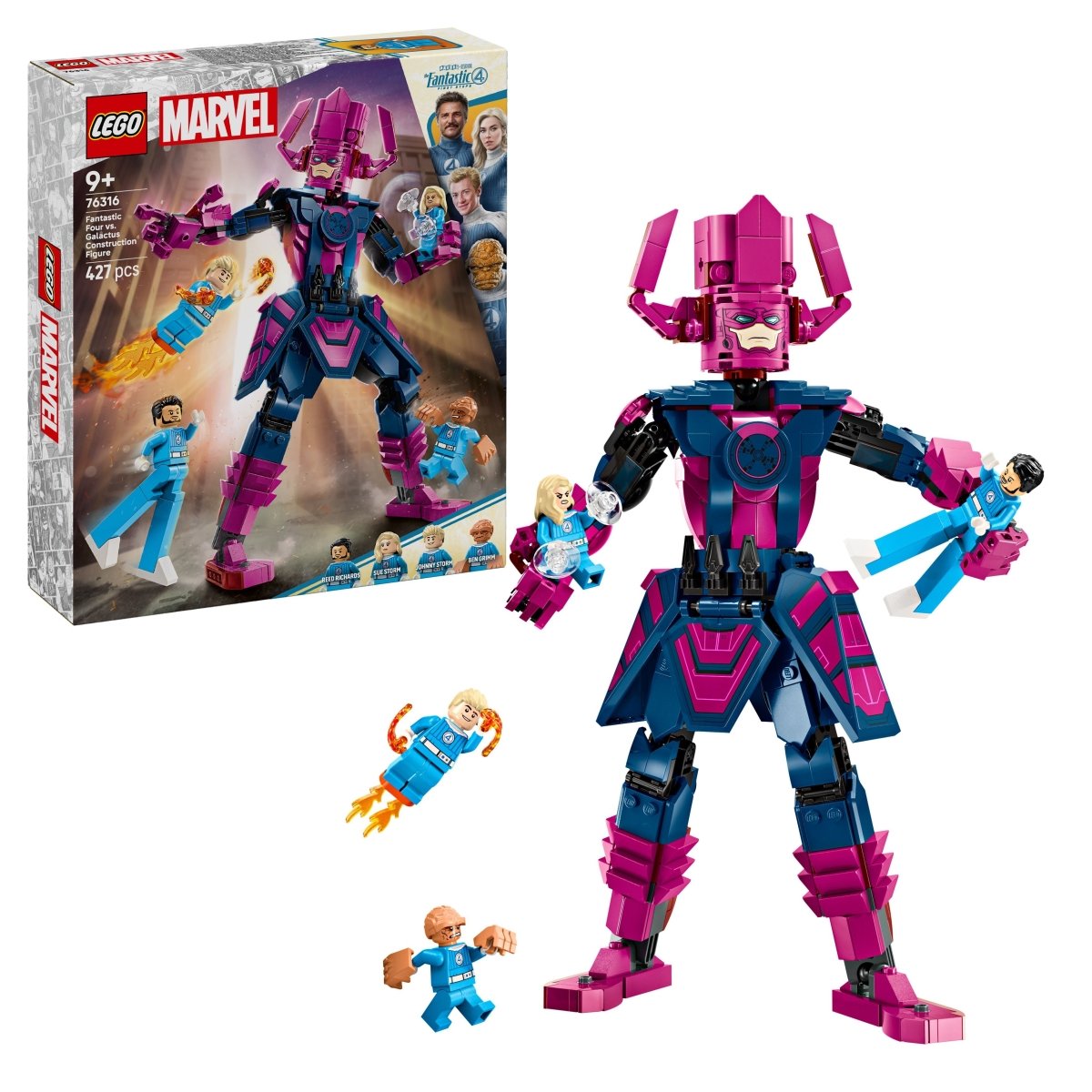 LEGO Marvel Fantastic Four vs. Galactus Construction Figure 76316 - Phillips Hobbies