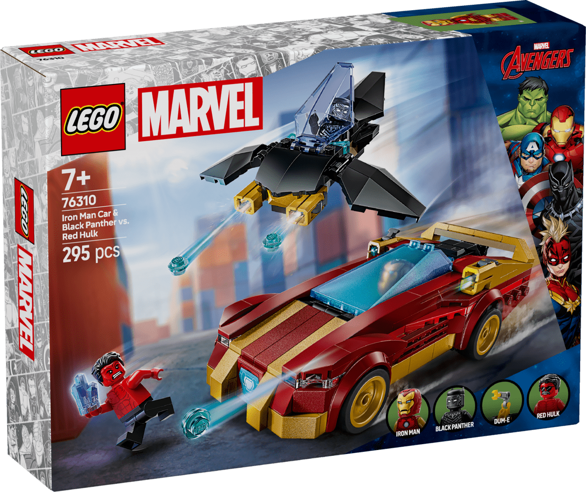LEGO Marvel Iron Man Car & Black Panther 76310 - Phillips Hobbies