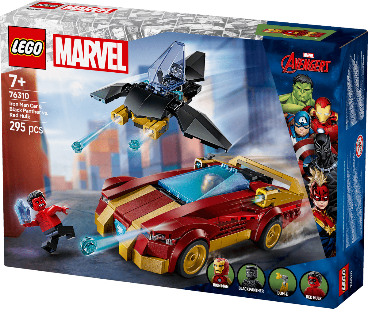 LEGO Marvel Iron Man Car & Black Panther 76310 - Phillips Hobbies