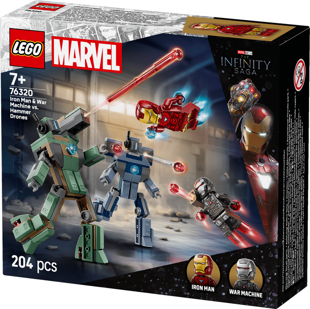 LEGO Marvel Iron Man & War Machine vs. Hammer Drones 76320 - Phillips Hobbies
