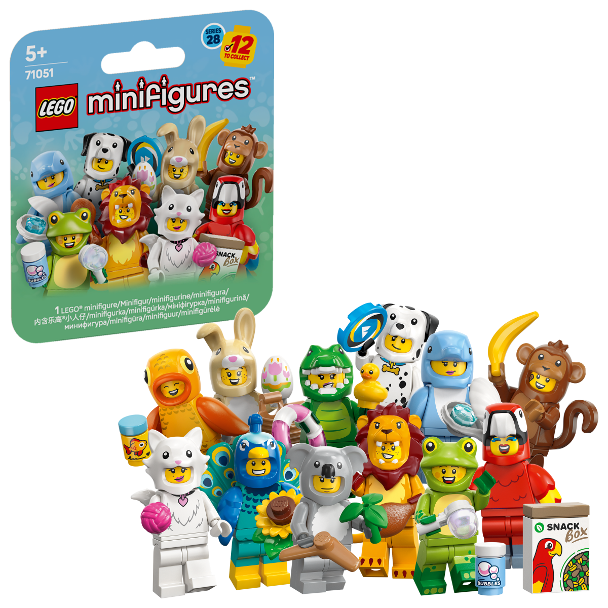 LEGO® Minifigures Animal Series 28 Mystery Box Toy 71051 - Phillips Hobbies
