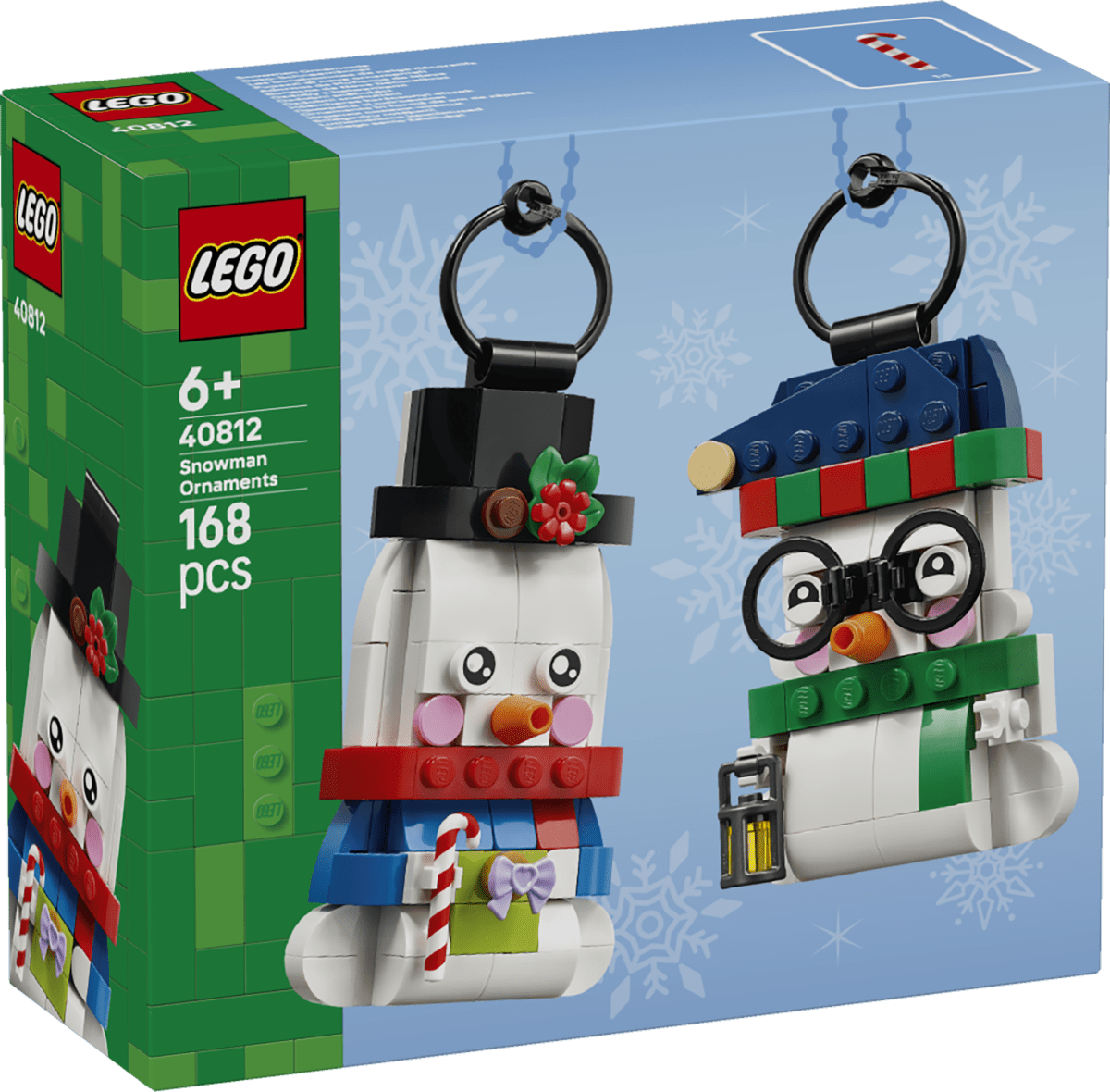 LEGO® Snowman Ornaments Christmas Decor Holiday Decorations 40812 - Phillips Hobbies