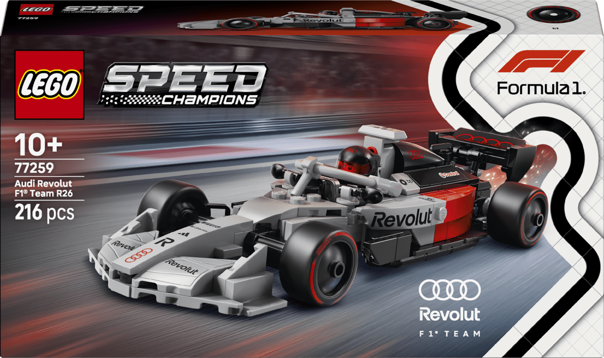 LEGO Speed Champions Audi Revolut F1 Team R26 Race Car 77259 - Phillips Hobbies