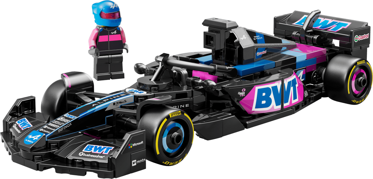 LEGO® Speed Champions BWT Alpine F1® Team A524 Race Car Toy Vehicle 77248 - Phillips Hobbies