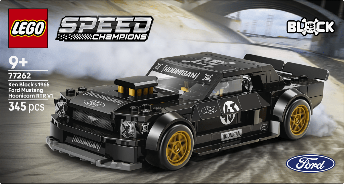 LEGO Speed Champions Ken Block’s ’65 Ford Mustang Hoonicorn 77262 - Phillips Hobbies