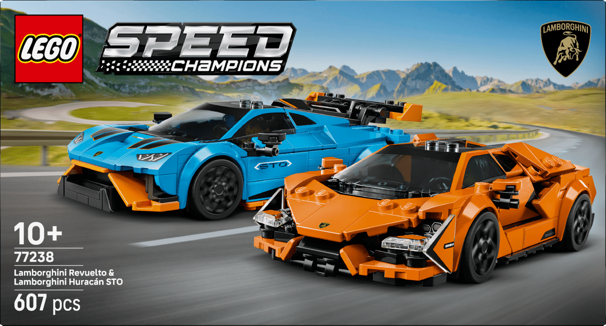LEGO Speed Champions Lamborghini Revuelto & Huracán STO 77238 - Phillips Hobbies