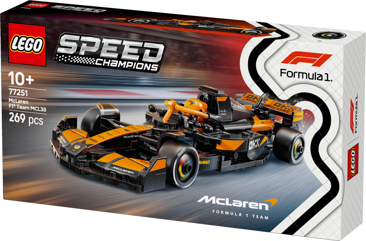 LEGO Speed Champions McLaren F1® Team MCL38 Race Car 77251 - Phillips Hobbies