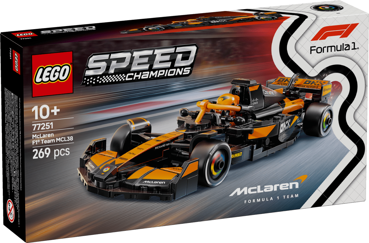 LEGO Speed Champions McLaren F1® Team MCL38 Race Car 77251 - Phillips Hobbies