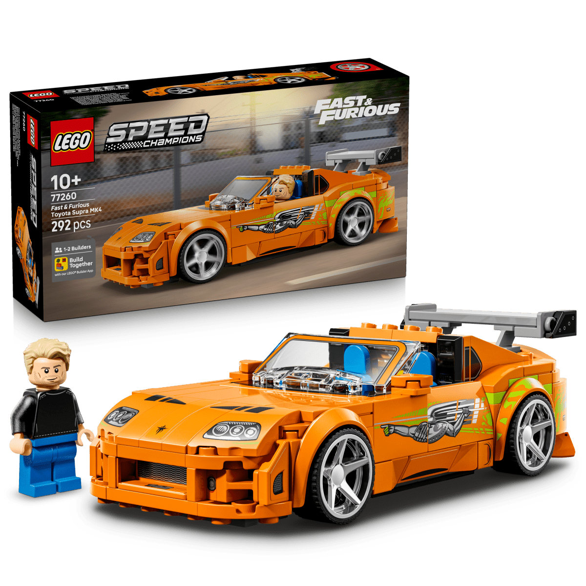 LEGO Speed Champions The Fast and The Furious Toyota Supra MK4 77260 - Phillips Hobbies