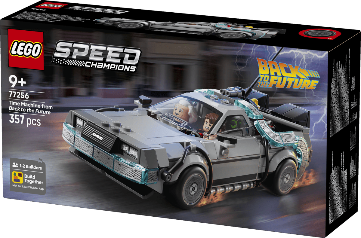 LEGO® Speed Champions Time Machine from Back to the Future 77256 - Phillips Hobbies