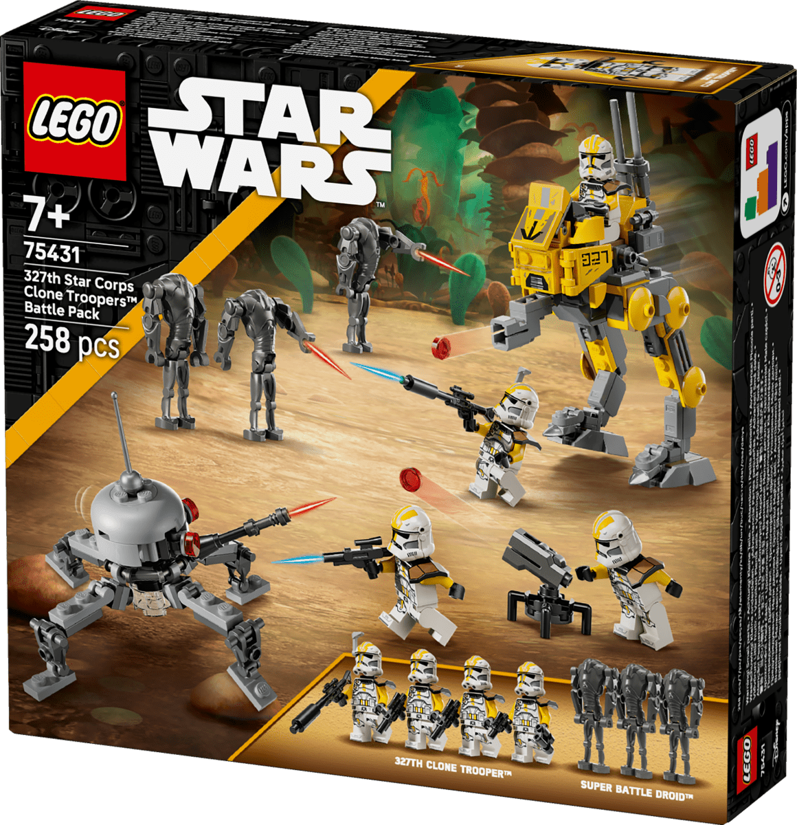 LEGO Star Wars 327th Star Corps Clone Troopers Battle Pack 75431 - Phillips Hobbies