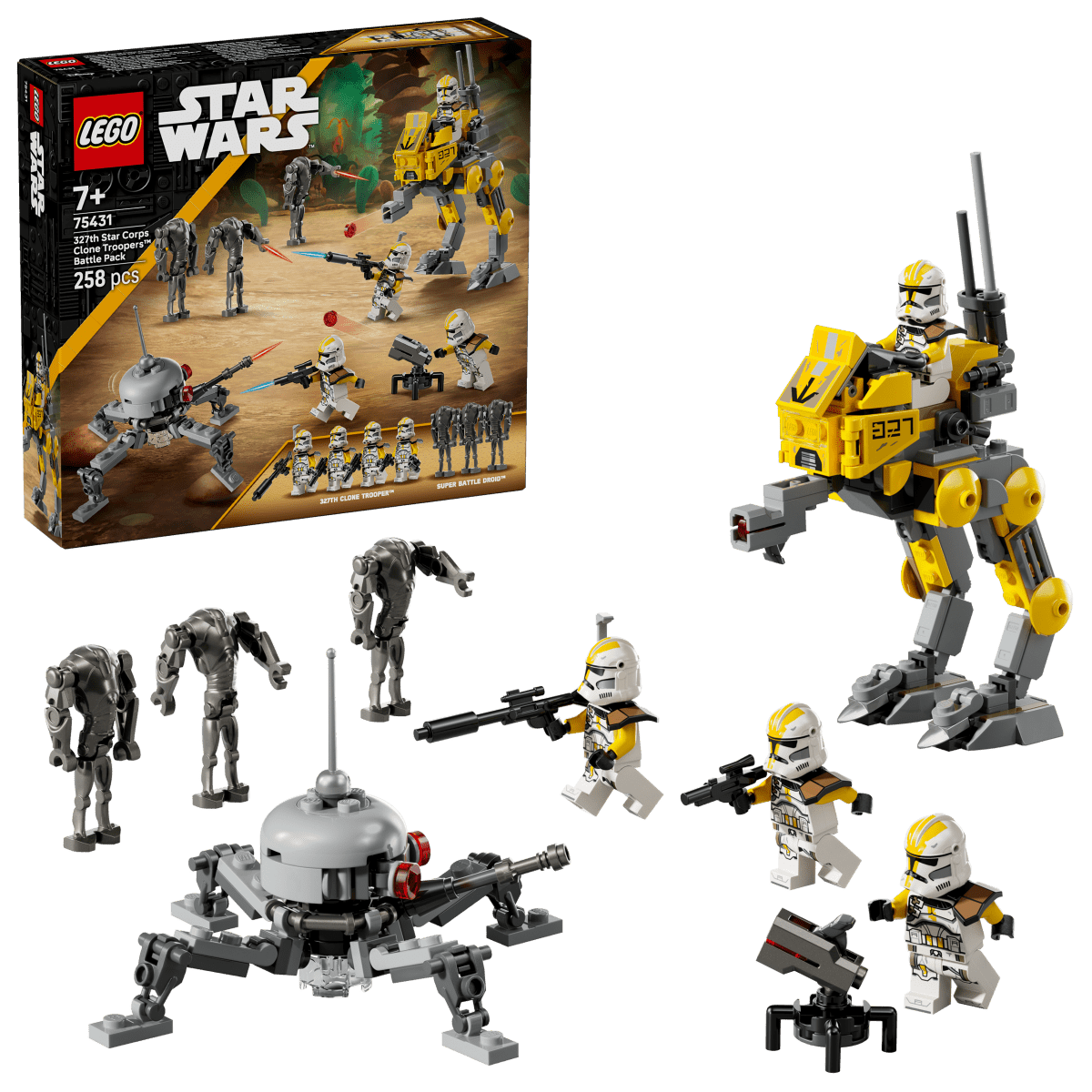 LEGO Star Wars 327th Star Corps Clone Troopers Battle Pack 75431 - Phillips Hobbies