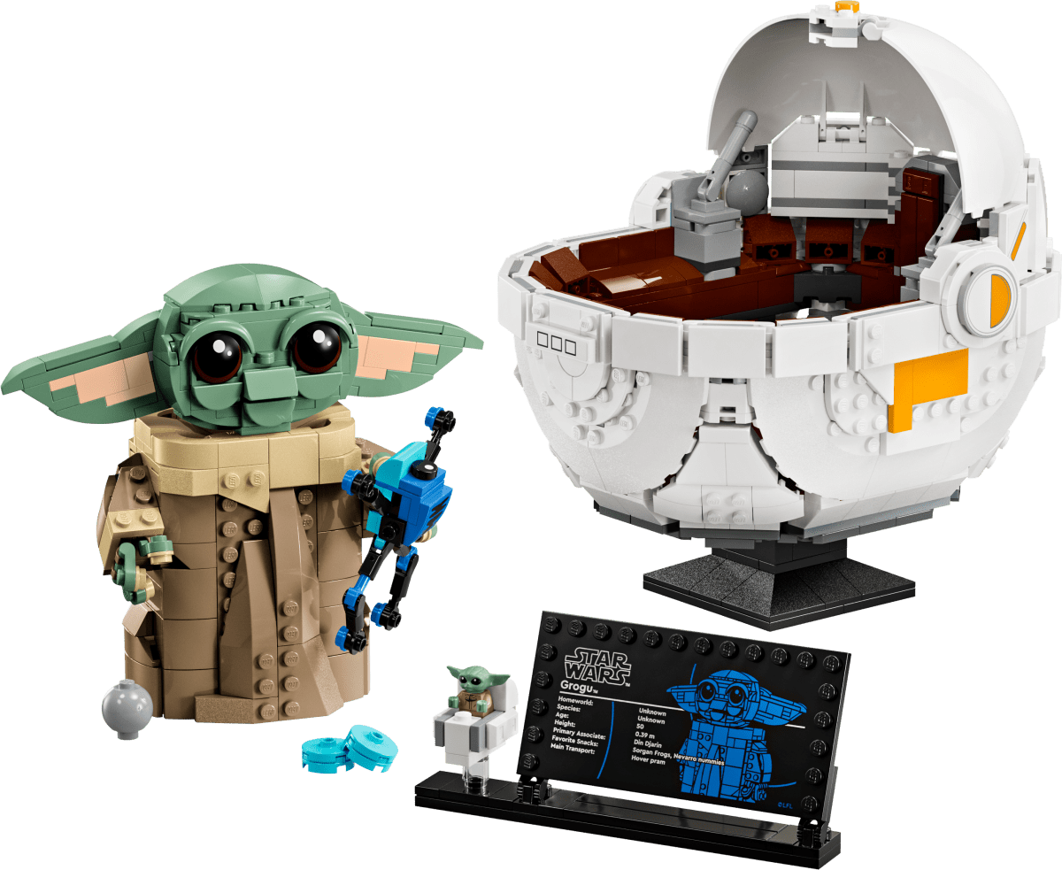 LEGO Star Wars Grogu with Hover Pram Building Toy 75403 - Phillips Hobbies