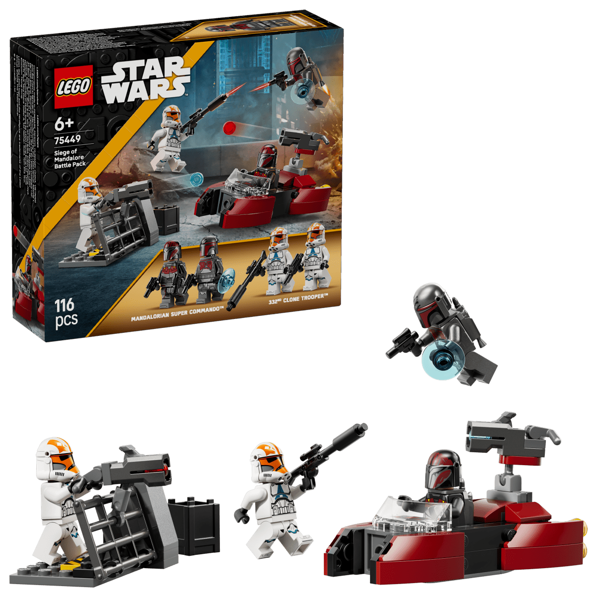 LEGO® Star Wars™ Siege of Mandalore Battle Pack Set 75449 - Phillips Hobbies
