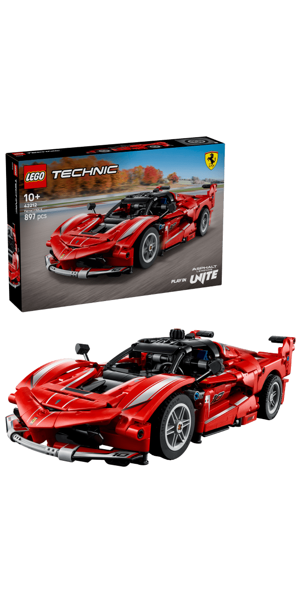 LEGO® Technic Ferrari FXX K Model Car Kit STEM Building Toy 42212 - Phillips Hobbies