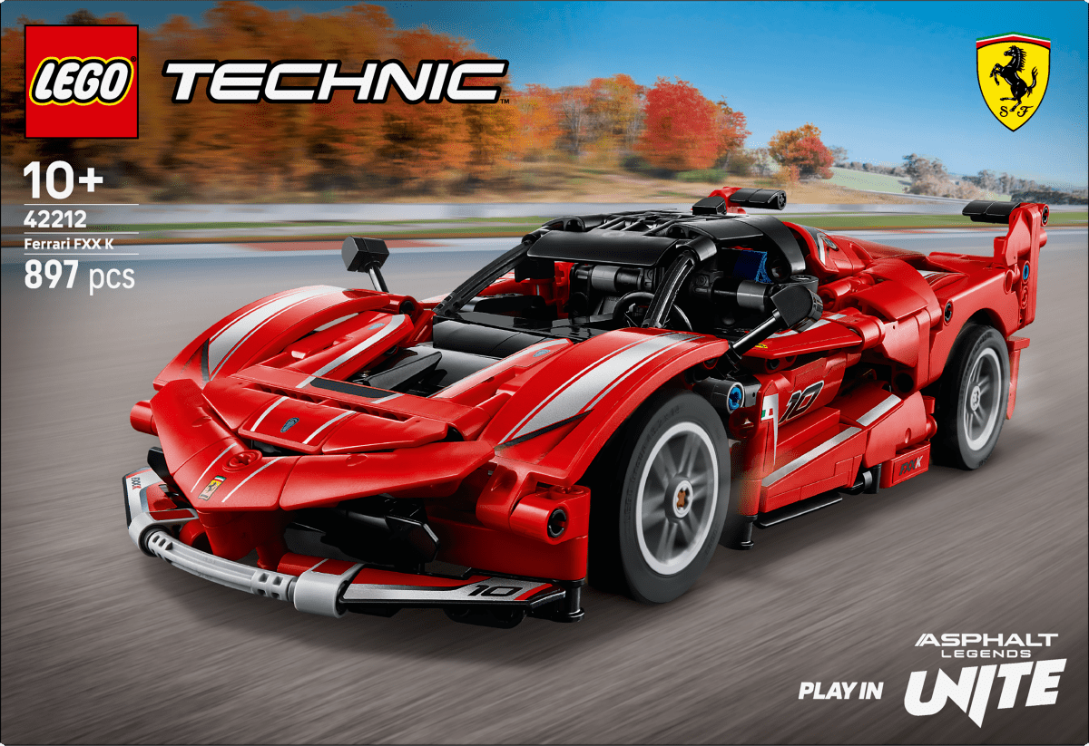 LEGO® Technic Ferrari FXX K Model Car Kit STEM Building Toy 42212 - Phillips Hobbies