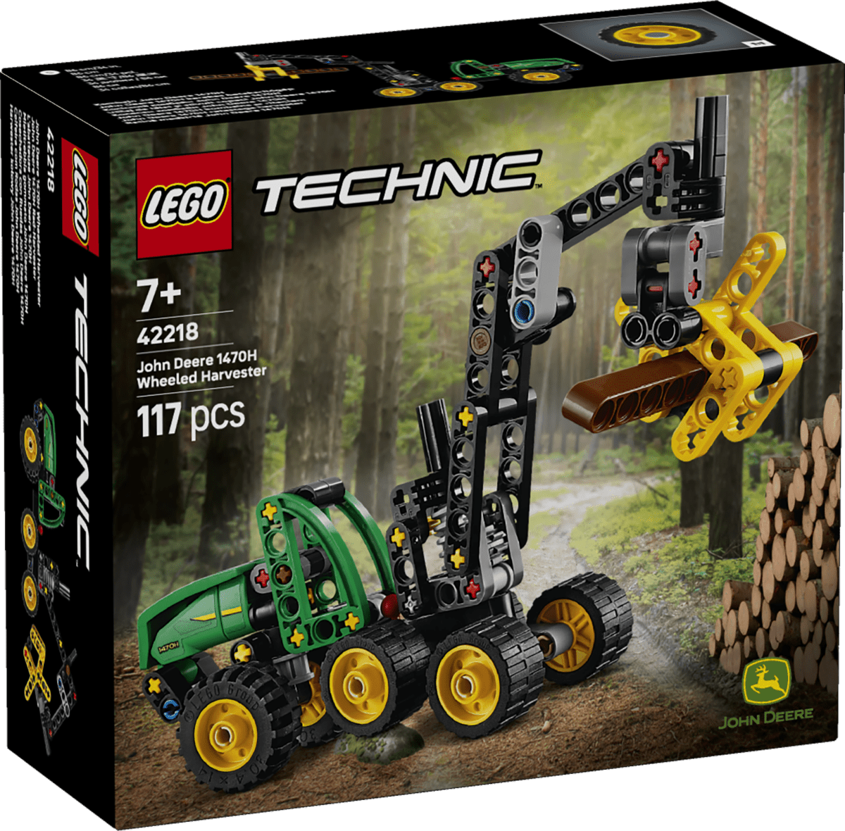 LEGO® Technic John Deere 1470H Wheeled Harvester 42218 - Phillips Hobbies