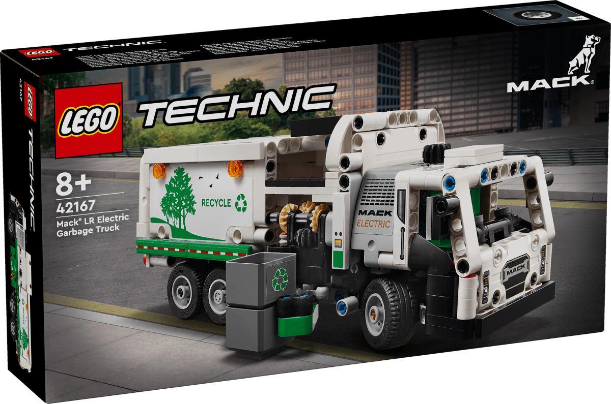 LEGO Technic Mack® LR Electric Garbage Truck 42167 - Phillips Hobbies