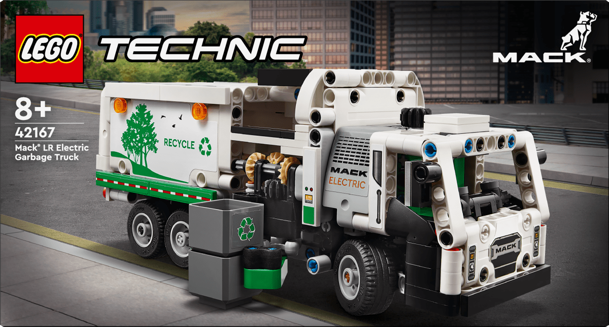LEGO Technic Mack® LR Electric Garbage Truck 42167 - Phillips Hobbies