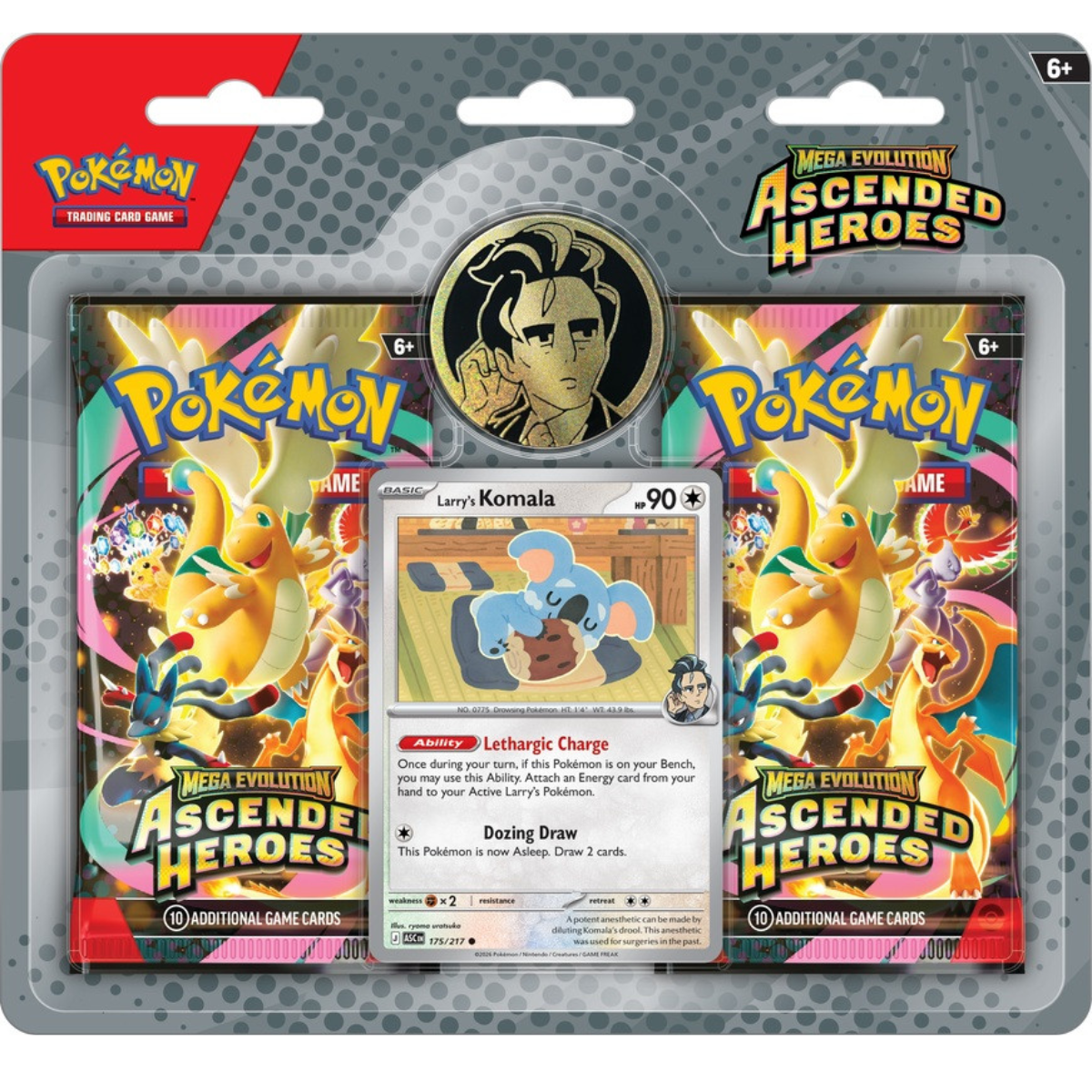 Pokemon TCG: Mega Evolution Ascended Heroes Collection - Larry Komala