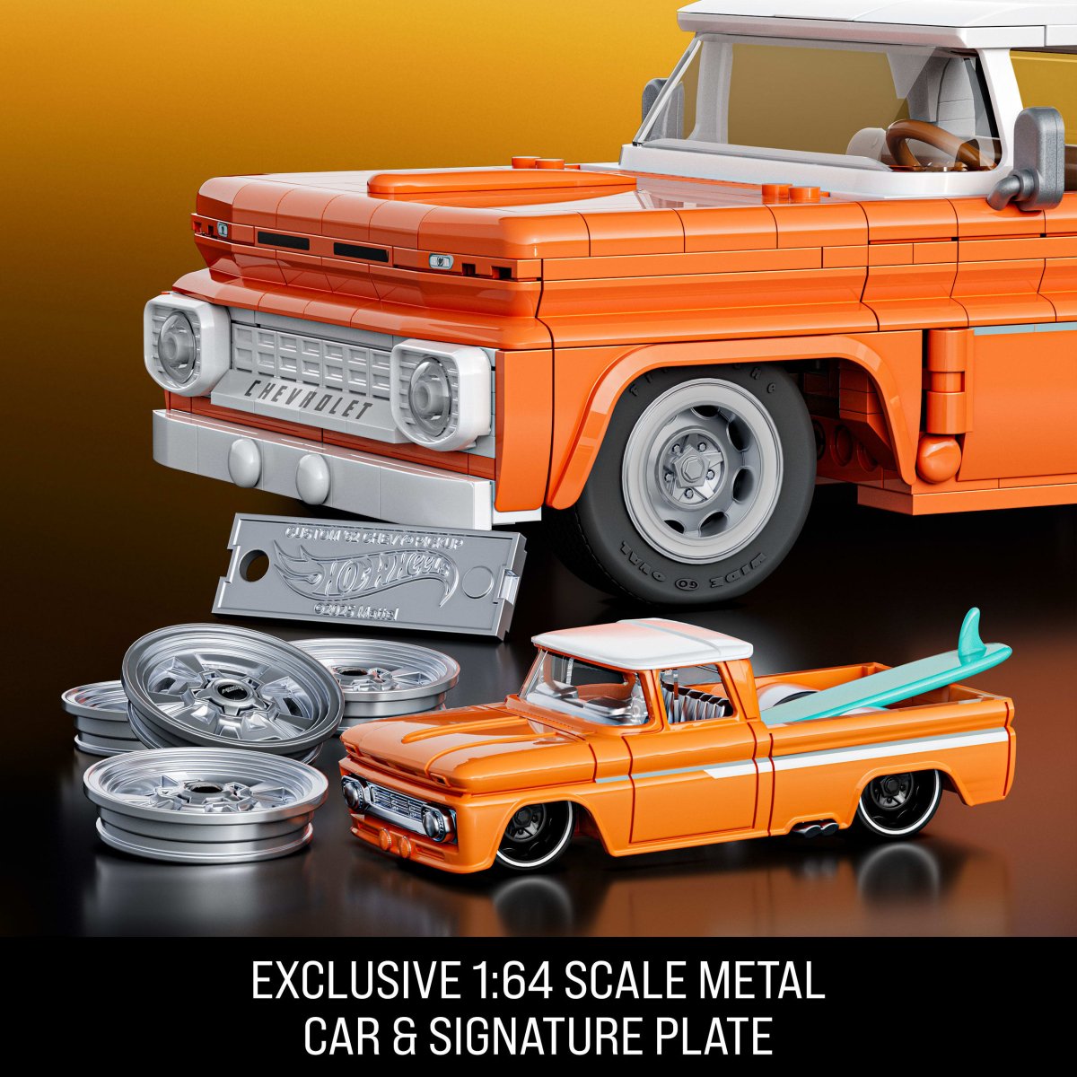 Mattel Brick Shop Hot Wheels Custom '62 Chevy Pickup - Phillips Hobbies