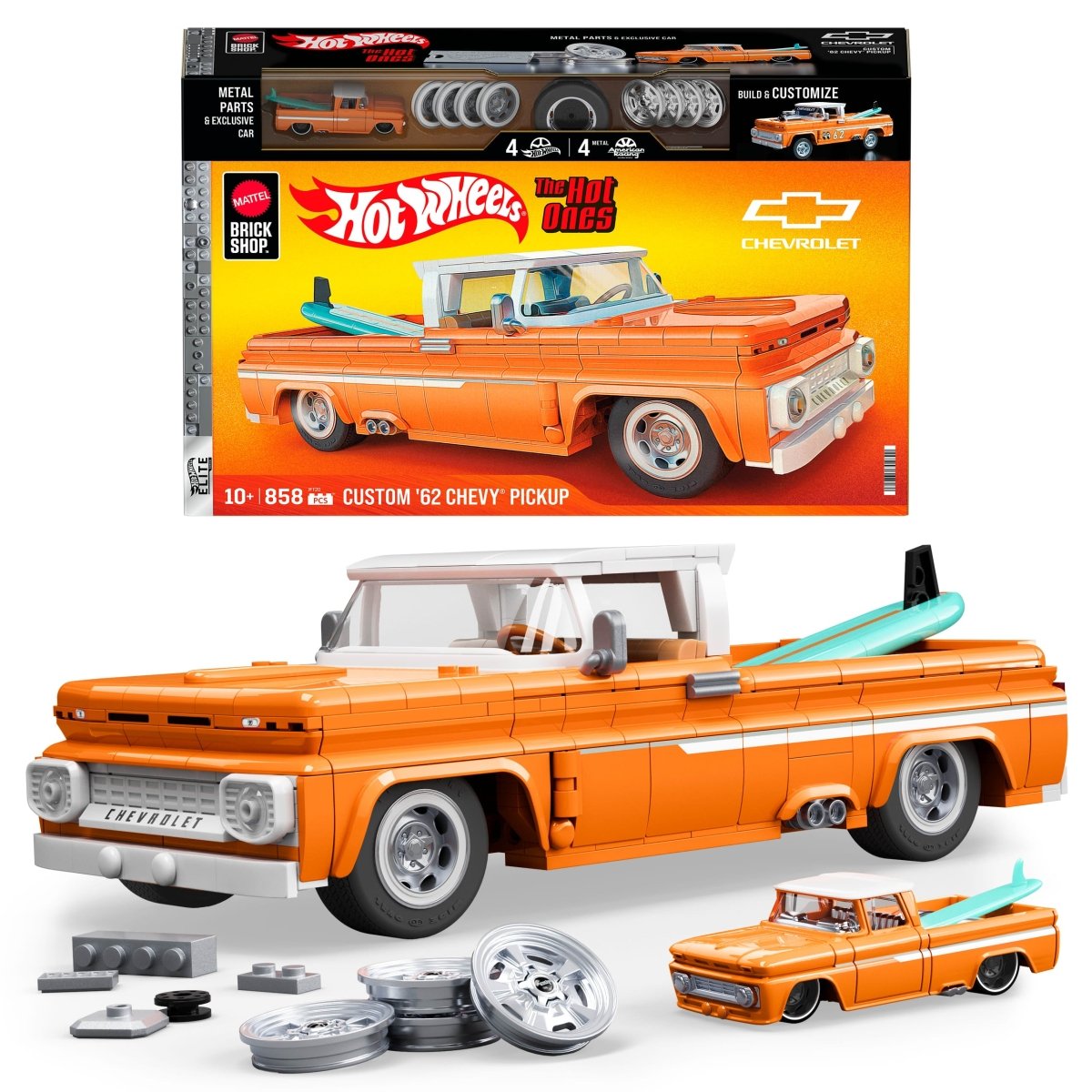 Mattel Brick Shop Hot Wheels Custom '62 Chevy Pickup - Phillips Hobbies