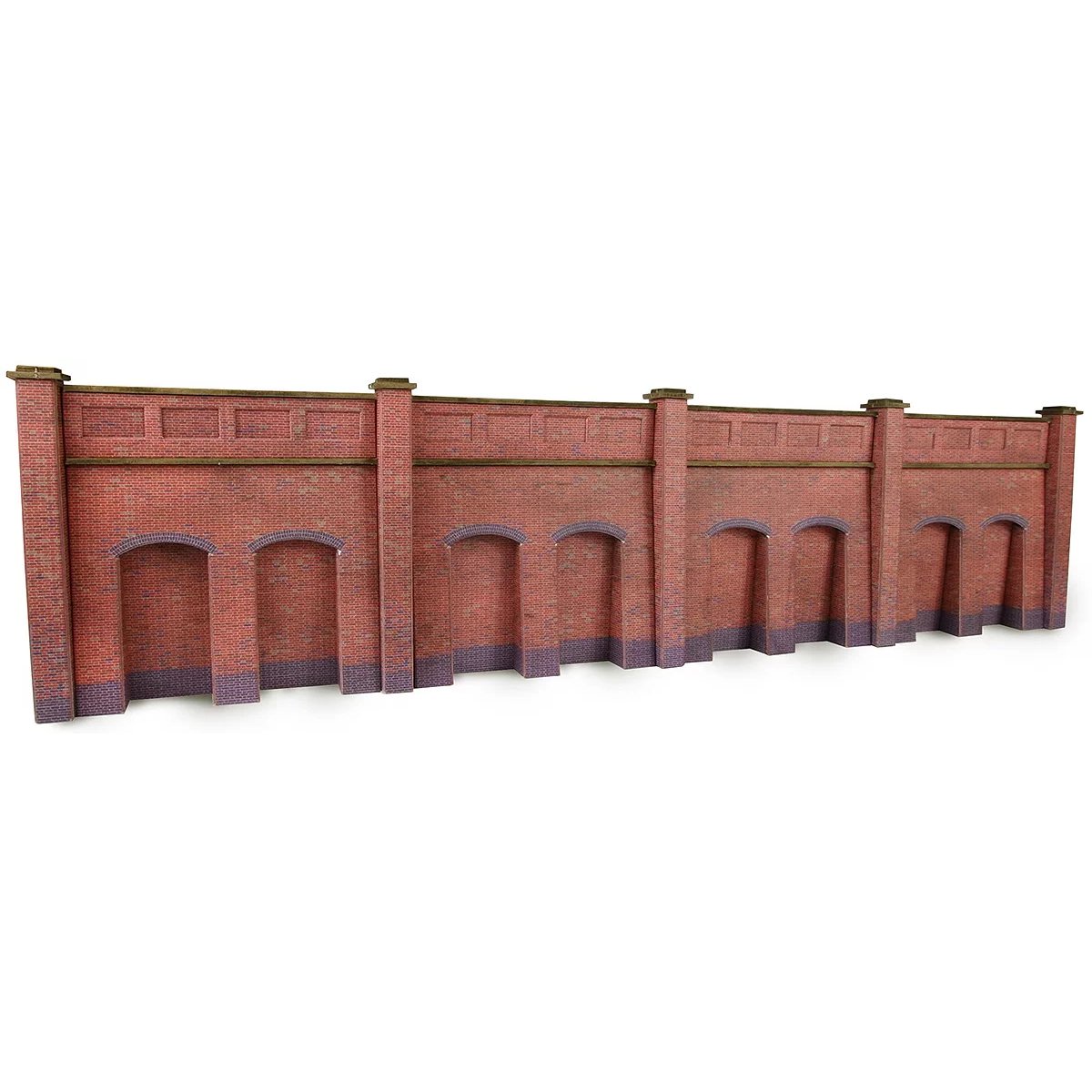 Metcalfe PN145 Retaining Wall in Red Brick Card Kit - N Gauge - Phillips Hobbies