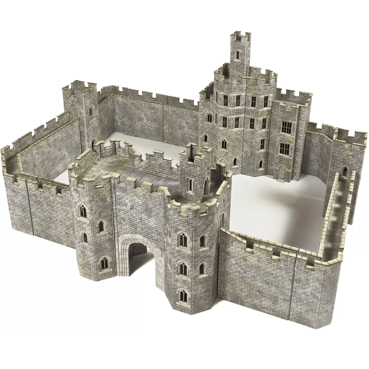 Metcalfe PO291 Castle Gatehouse Card Kit - 00/H0 Gauge - Phillips Hobbies