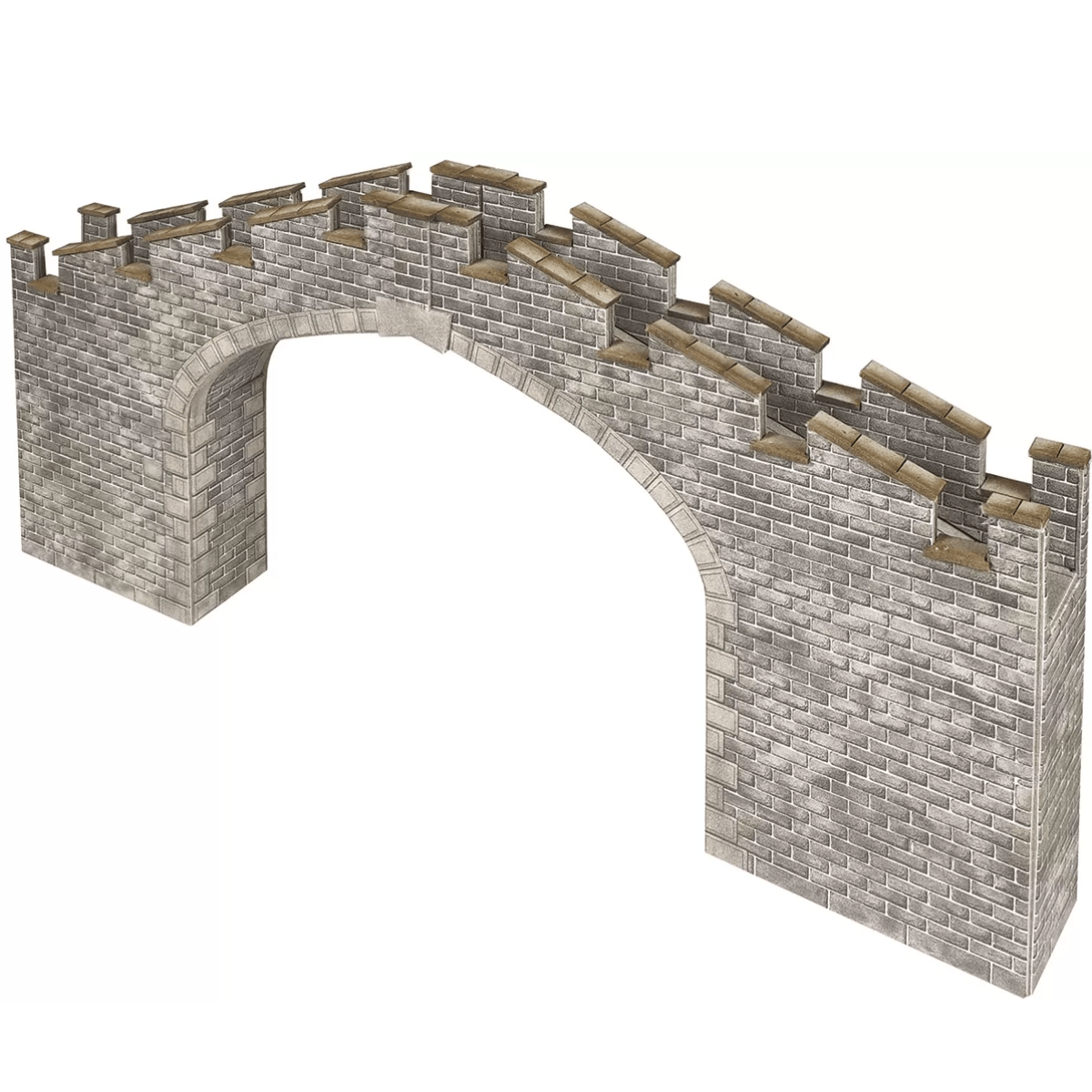 Metcalfe PO296 Castle Wall Bridge Card Kit - 00/H0 Gauge - Phillips Hobbies