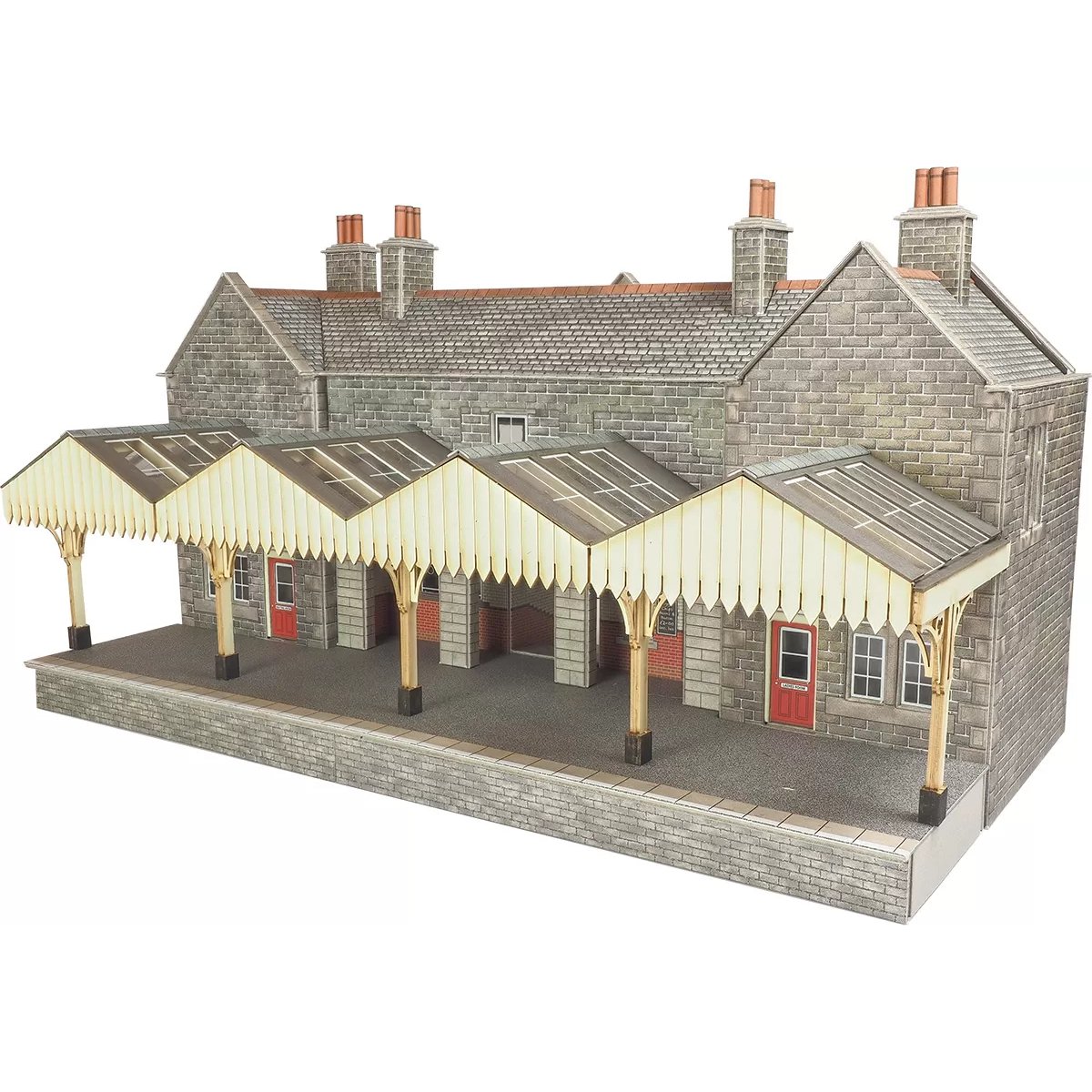 Metcalfe PO320 Mainline Station Booking Hall Card Kit - 00/H0 Gauge - Phillips Hobbies