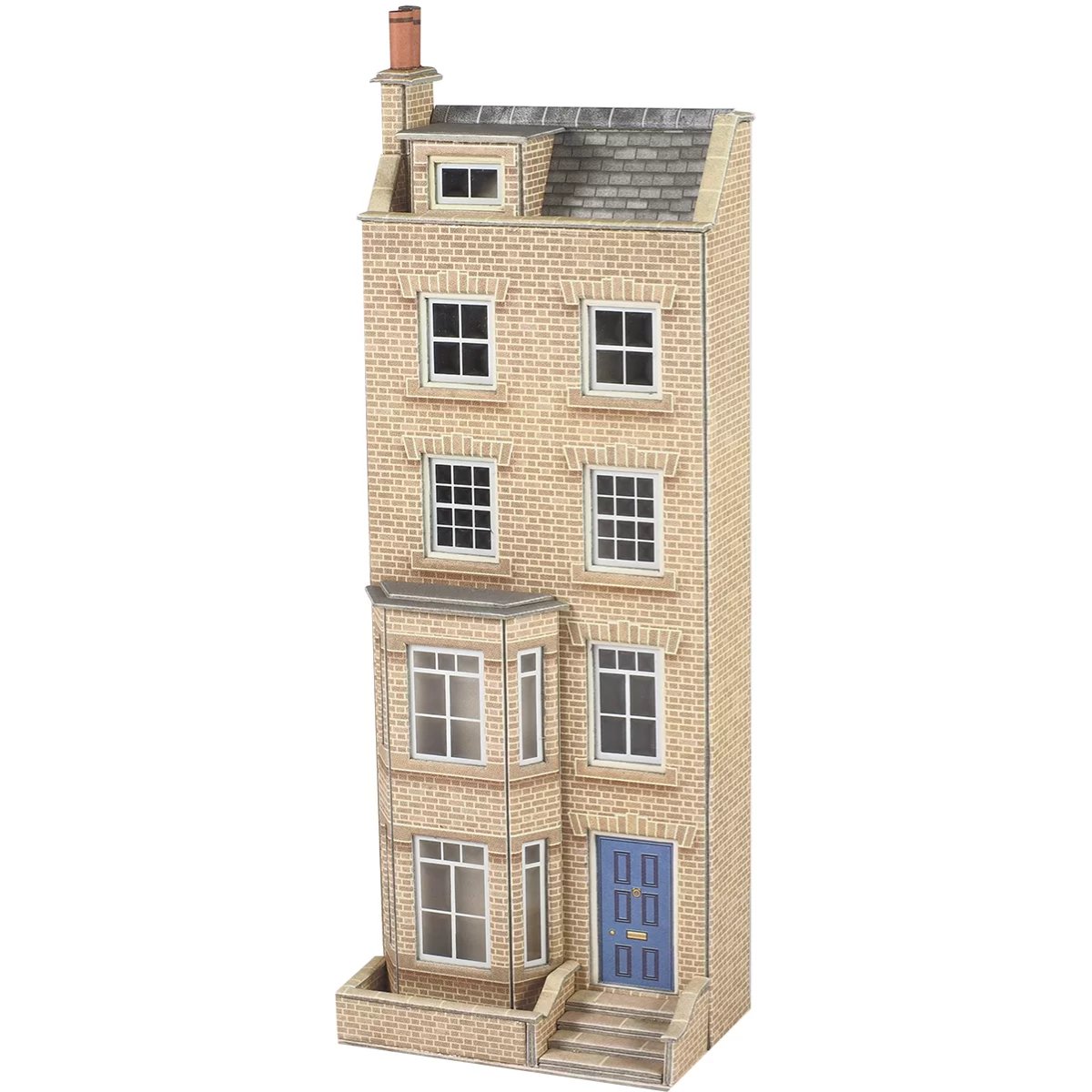 Metcalfe PO373 Low Relief Town House Card Kit - 00/H0 Gauge - Phillips Hobbies