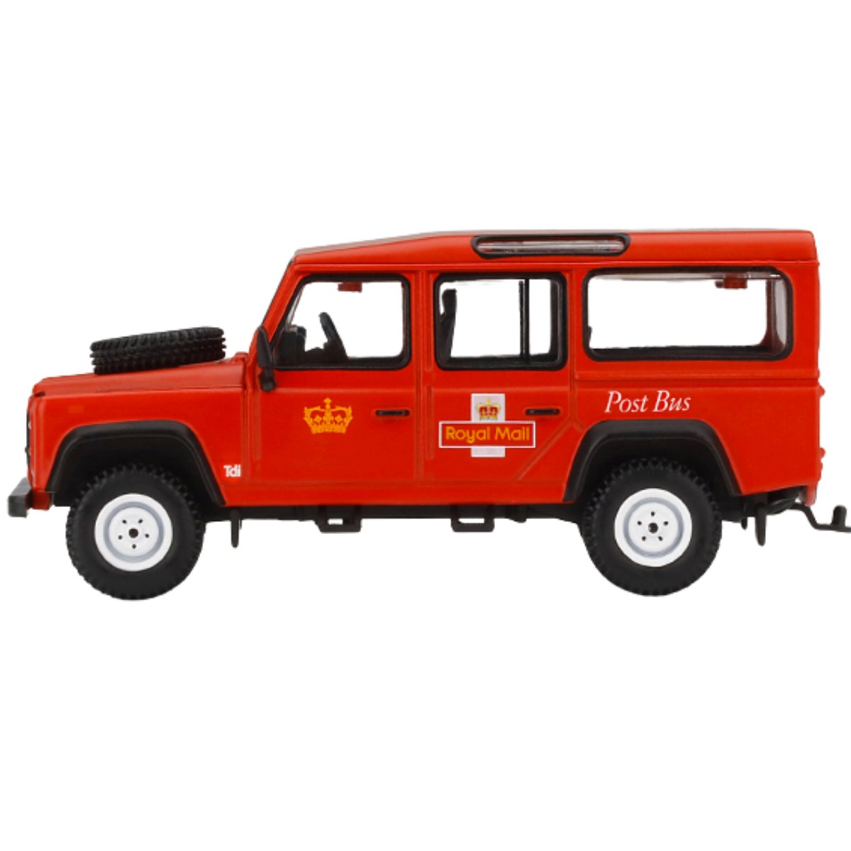 Mini GT Land Rover Defender 110 UK Royal Mail Post Bus (1:64 Scale)