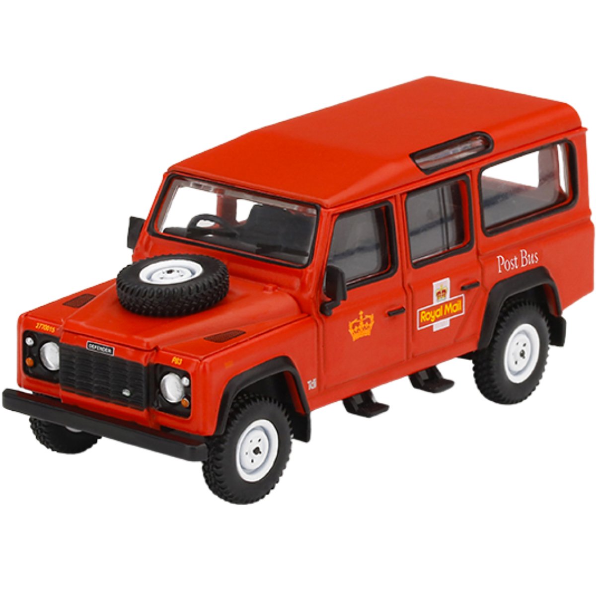 Mini GT Land Rover Defender 110 UK Royal Mail Post Bus (1:64 Scale)