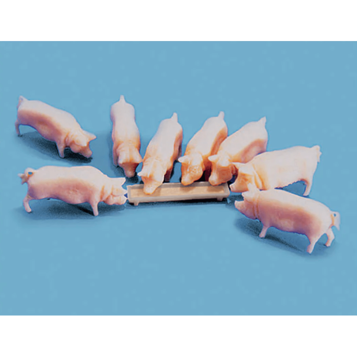 Modelscene 5108 Peco Pigs & Trough Kit - OO Gauge - Phillips Hobbies