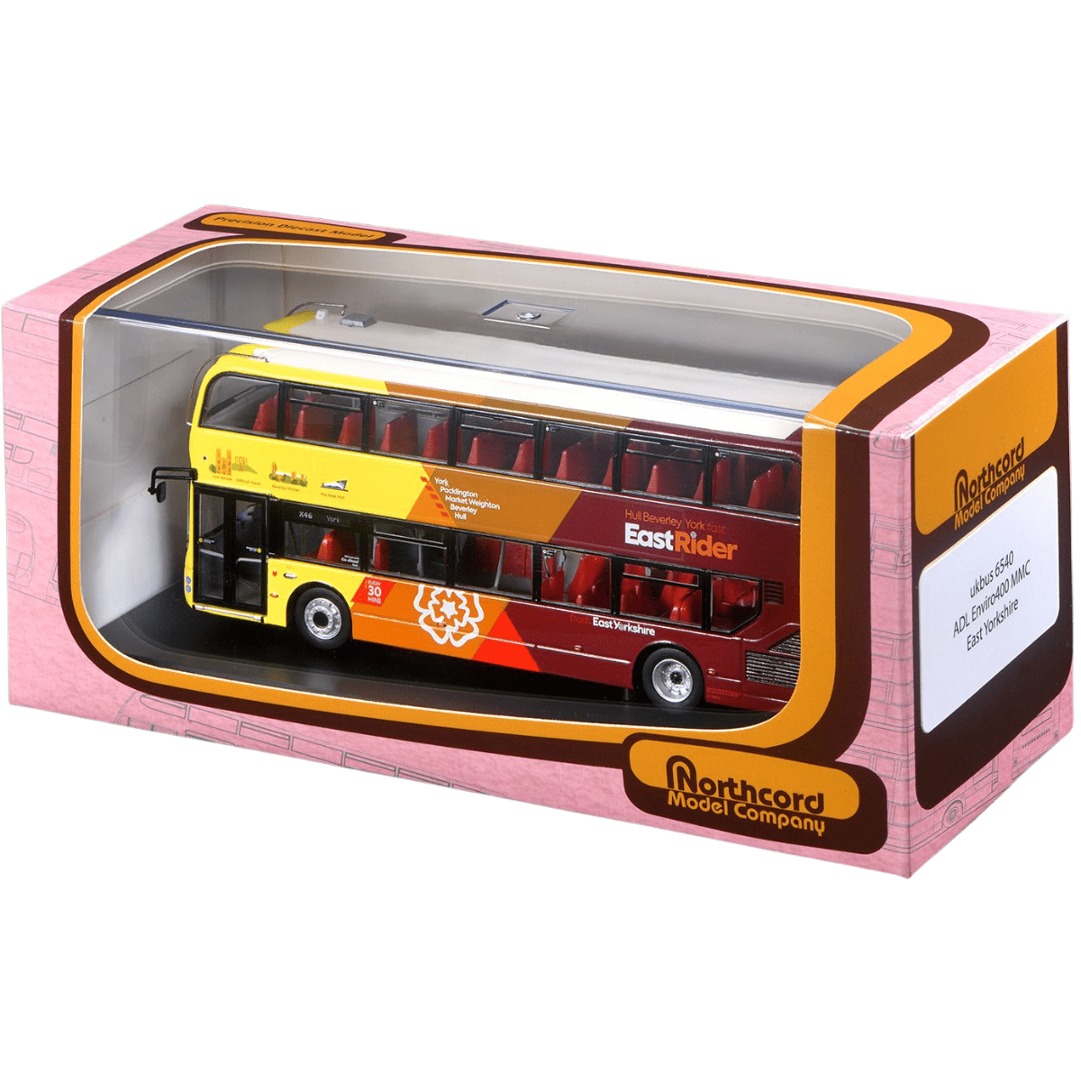 Northcord UK6540 ADL Enviro400 East Yorkshire - 1:76 Scale - Phillips Hobbies