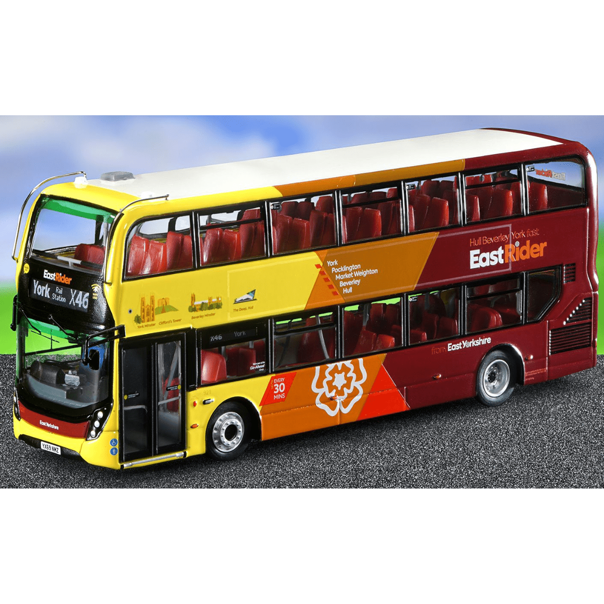 Northcord UK6540 ADL Enviro400 East Yorkshire - 1:76 Scale - Phillips Hobbies