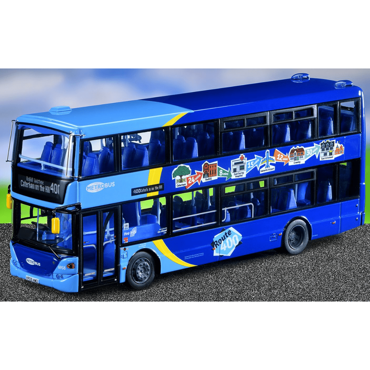 Northcord UK9503 Scania OmniCity Double Decker Metrobus - 1:76 Scale - Phillips Hobbies