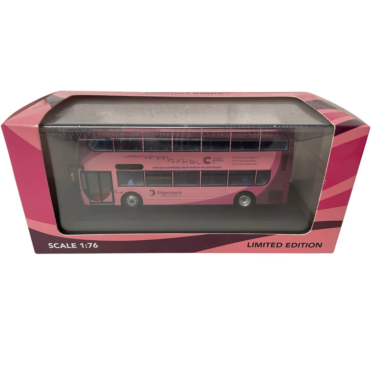 Omnidekka Models OM3A Stagecoach Enviro400 Cancer Research - Phillips Hobbies