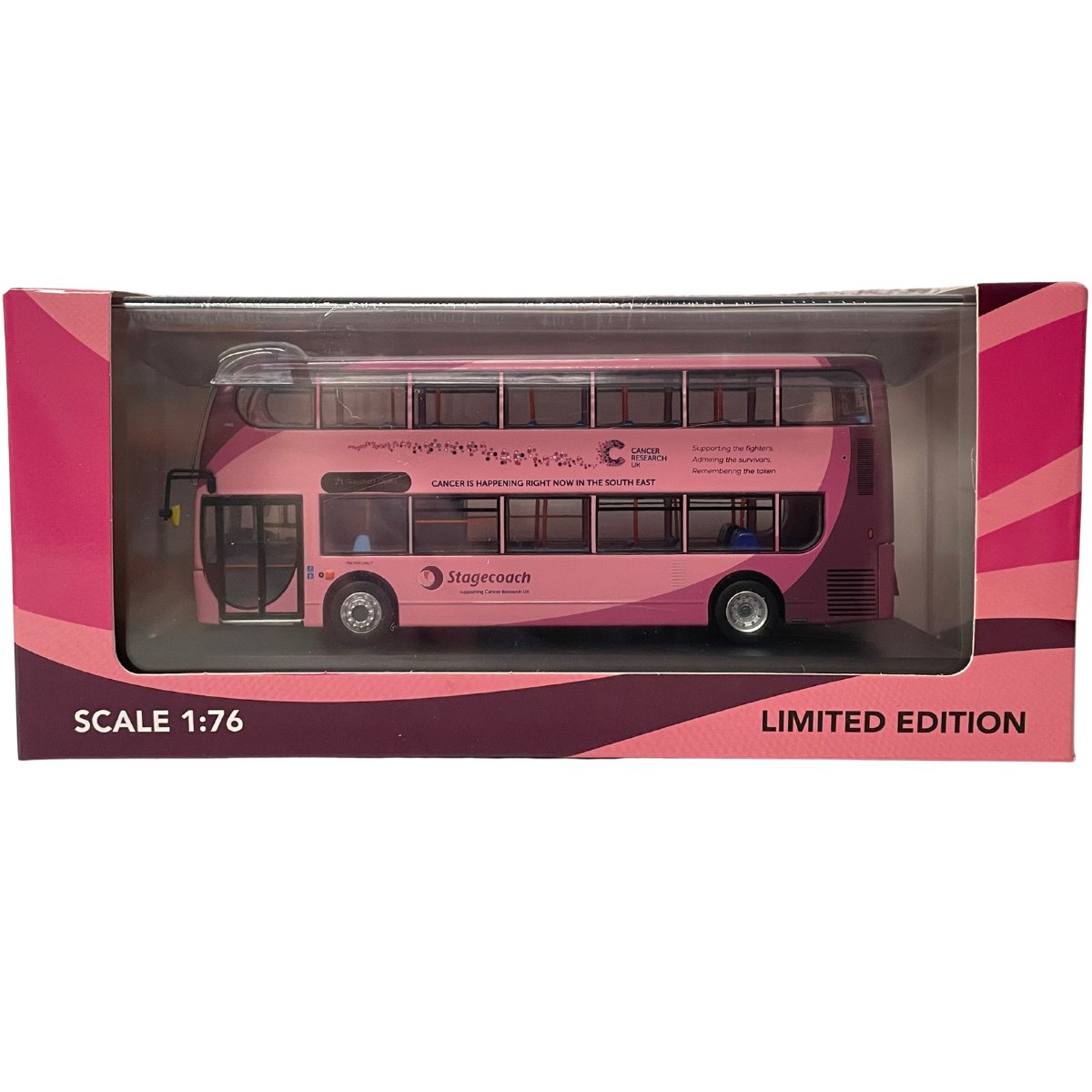 Omnidekka Models OM3B Stagecoach Enviro400 Cancer Research - 21 Gunwharf Quays - Phillips Hobbies